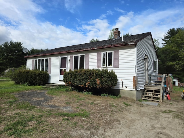 25 Mill Ln, Naples, ME 04055 - single story home with a chimney