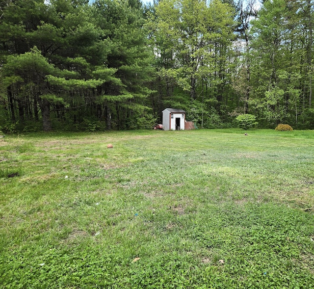25 Mill Ln, Naples, ME 04055 - view of grassy yard with a view of trees