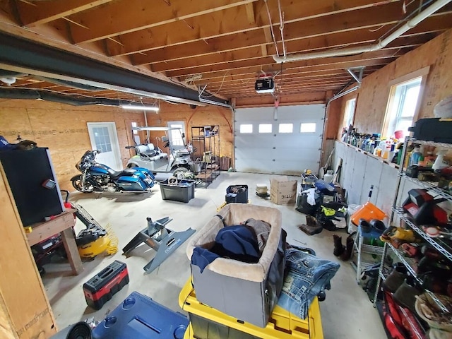 259-265 Bowden Point Rd, Prospect, ME 04981 - garage with a garage door opener