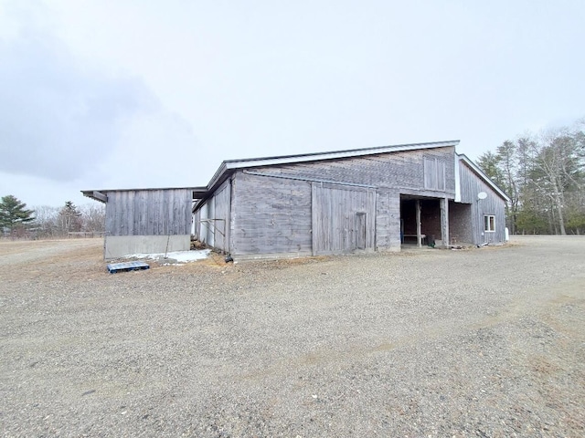 259-265 Bowden Point Rd, Prospect, ME 04981 - view of barn with driveway