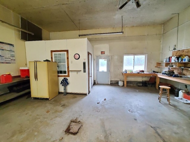 259-265 Bowden Point Rd, Prospect, ME 04981 - garage with a workshop area