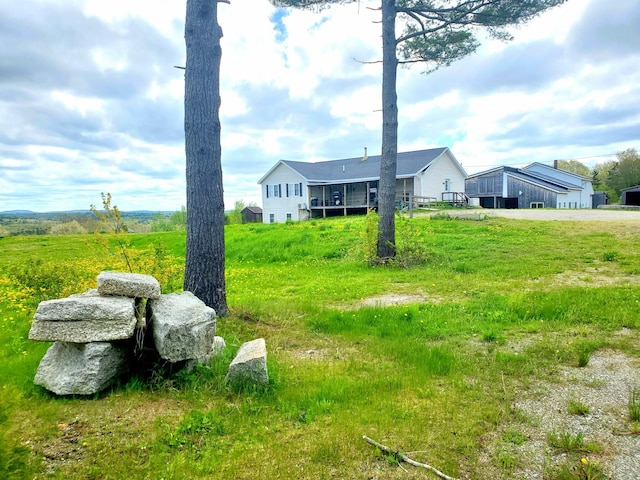 259-265 Bowden Point Rd, Prospect, ME 04981 - view of yard