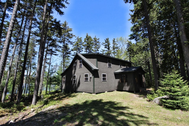 113 W Arm Rd, Magalloway Plt, ME 04970 - rear view of house featuring a yard