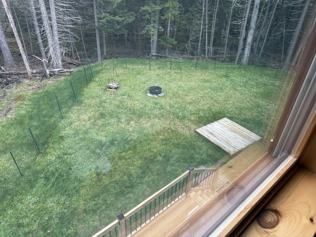 54 Orris Lamb Rd W, Dallas Plt, ME 04970 - view of green lawn with a view of trees