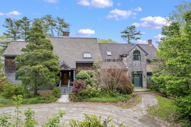21 Harpswell Islands Rd, Harpswell, ME 04079 - shingle-style home with a chimney