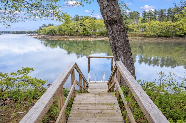 21 Harpswell Islands Rd, Harpswell, ME 04079 - dock featuring a water view