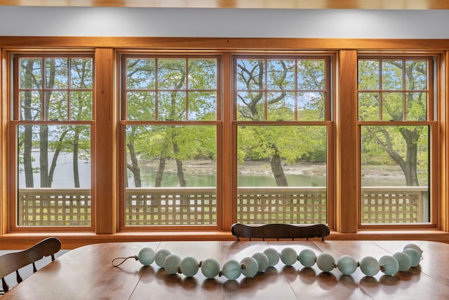 21 Harpswell Islands Rd, Harpswell, ME 04079 - dining area view of a nearby body of water