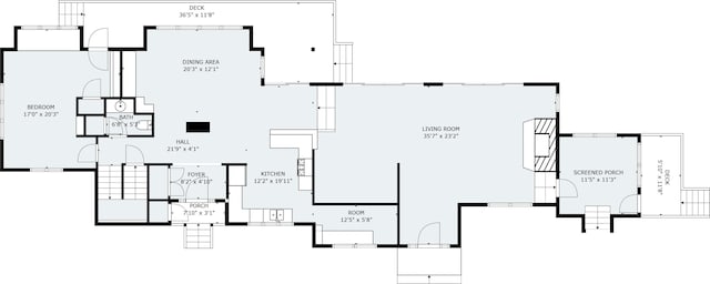 21 Harpswell Islands Rd, Harpswell, ME 04079 - floor plan / room layout