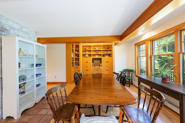 21 Harpswell Islands Rd, Harpswell, ME 04079 - dining space with built in features