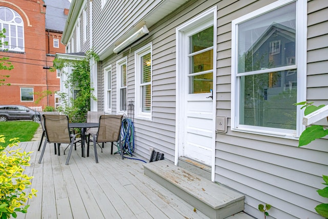 45 High St, Biddeford, ME 04005 - deck featuring outdoor dining area