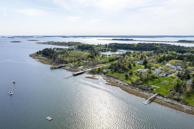 197 Ash Point Rd, Harpswell, ME 04079 - drone / aerial view of a large body of water
