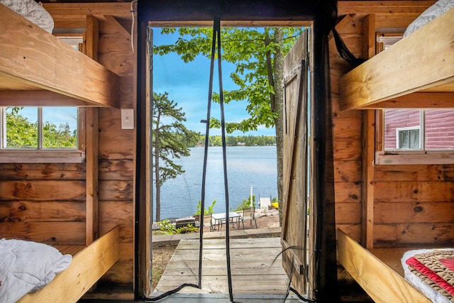 72 Logan Cir, Waterboro, ME 04030 - entryway featuring a water view