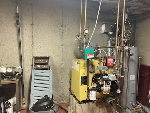 34 Highview Ave, Hancock, ME 04640 - utilities featuring a heating unit
