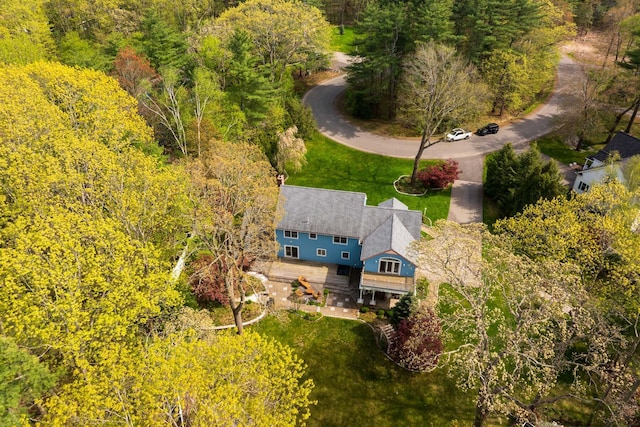 31 Rebecca Rd, Ogunquit, ME 03907 - view of subject property with a heavily wooded area