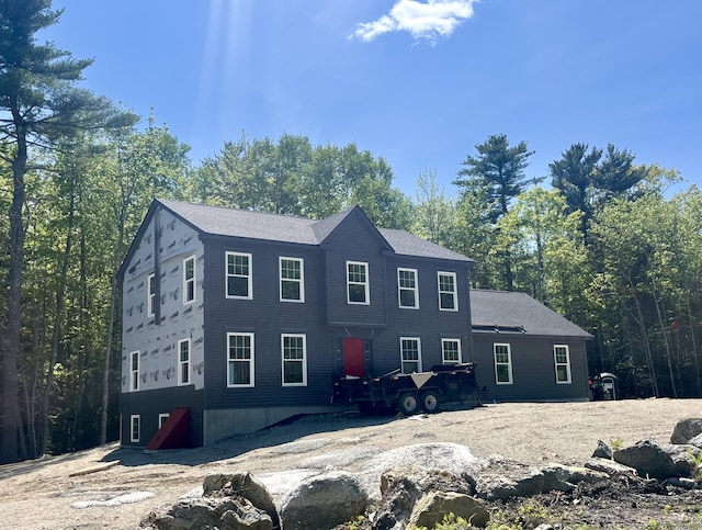 12 Windsor Rd, Ellsworth, ME 04605 - colonial home featuring roof with shingles