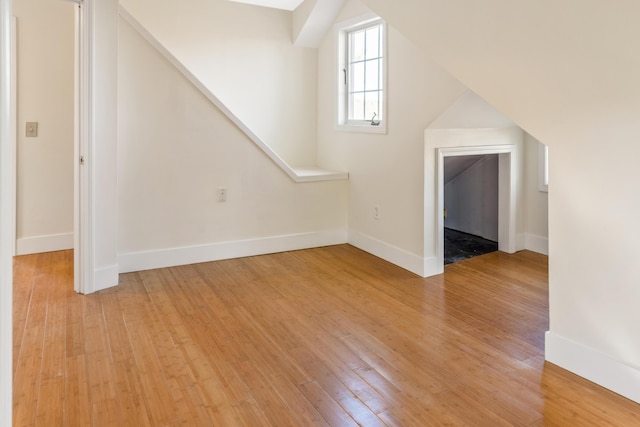 185 Depot Rd, Eliot, ME 03903 - unfurnished living room with light wood finished floors and baseboards