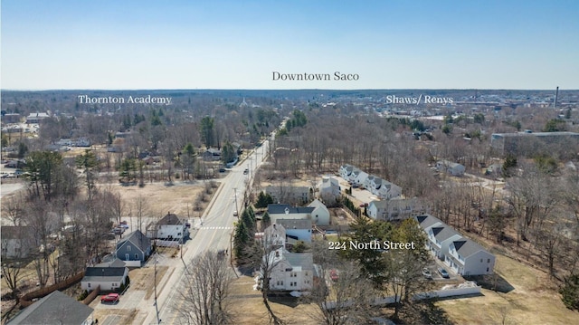 224 N St Unit 107, Saco, ME 04072 - aerial view of property and surrounding area