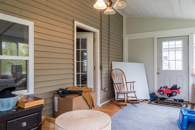31 Lakeview Dr, West Bath, ME 04530 - sunroom / solarium featuring lofted ceiling