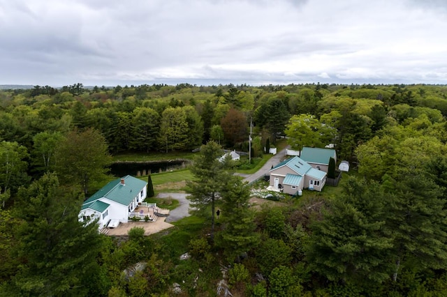 31 Lakeview Dr, West Bath, ME 04530 - aerial overview of property's location with a forest and a nearby body of water