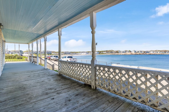 27 Ocean Ave Extension Unit 2, York, ME 03909 - wooden terrace with a water view