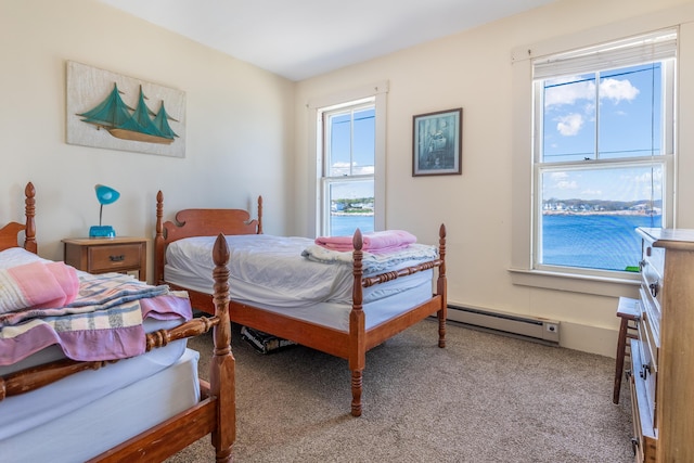 27 Ocean Ave Extension Unit 2, York, ME 03909 - carpeted bedroom featuring baseboard heating