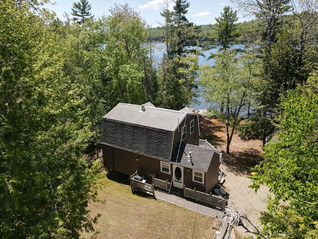 101 Brooks & Dunn Road, Otis, ME 04605 - aerial view of property and surrounding area with a nearby body of water