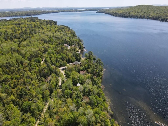 101 Brooks & Dunn Road, Otis, ME 04605 - drone / aerial view of a heavily wooded area and a large body of water
