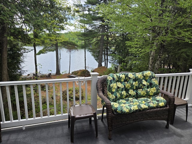 101 Brooks & Dunn Road, Otis, ME 04605 - balcony featuring a water view
