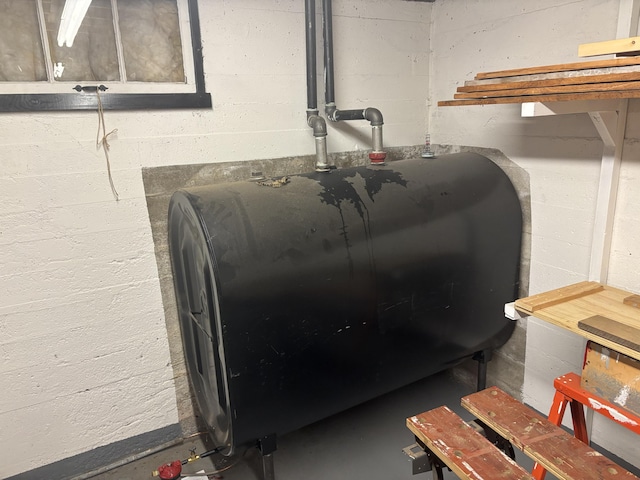 187 Maine Ave, Millinocket, ME 04462 - utilities with oil tank