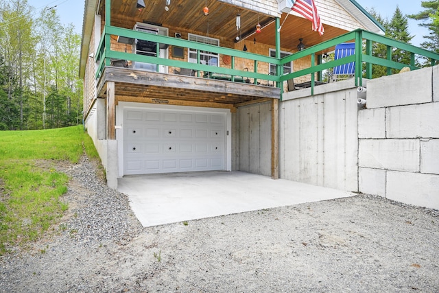 30 Bassett Ln, Moscow, ME 04920 - garage with driveway