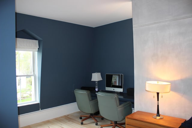 67 Pascal Ave, Rockport, ME 04856 - office featuring wood finished floors