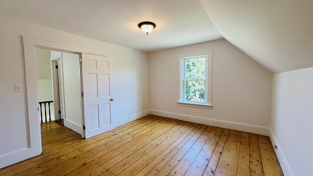 103 Water St, Machias, ME 04654 - bonus room featuring light wood-type flooring, baseboards, and lofted ceiling