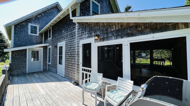 103 Water St, Machias, ME 04654 - view of wooden terrace
