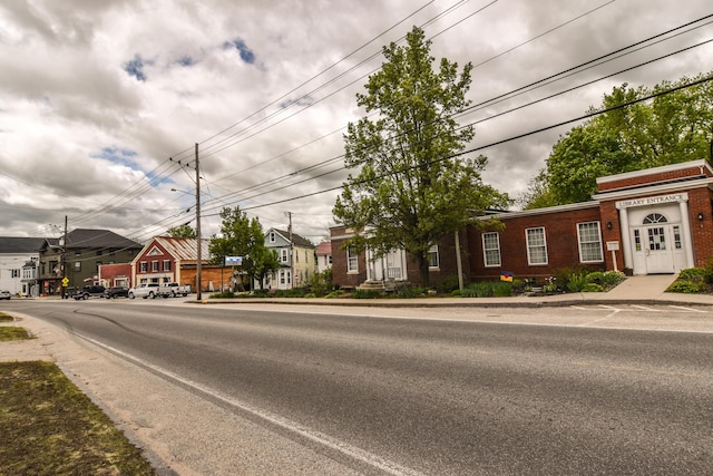 33 Main St, Cornish, ME 04020 - view of asphalt street featuring sidewalks and a residential view