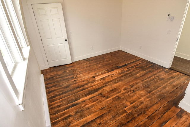 33 Main St, Cornish, ME 04020 - spare room with dark wood-type flooring and baseboards