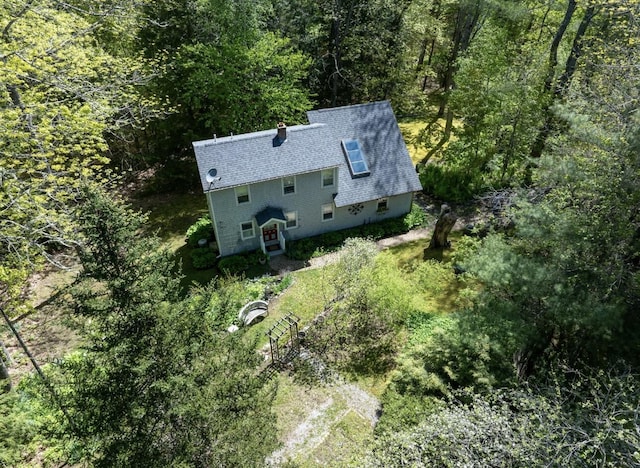 217 Jackson Rd, Monroe, ME 04951 - aerial view of property and surrounding area with a forest