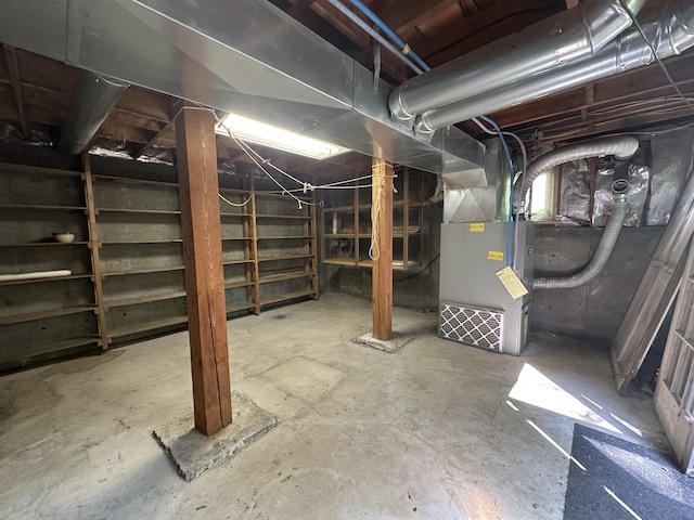 217 Jackson Rd, Monroe, ME 04951 - unfinished below grade area featuring heating unit