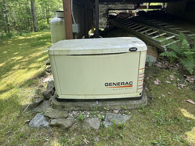 217 Jackson Rd, Monroe, ME 04951 - exterior view of a power unit and heating fuel tank