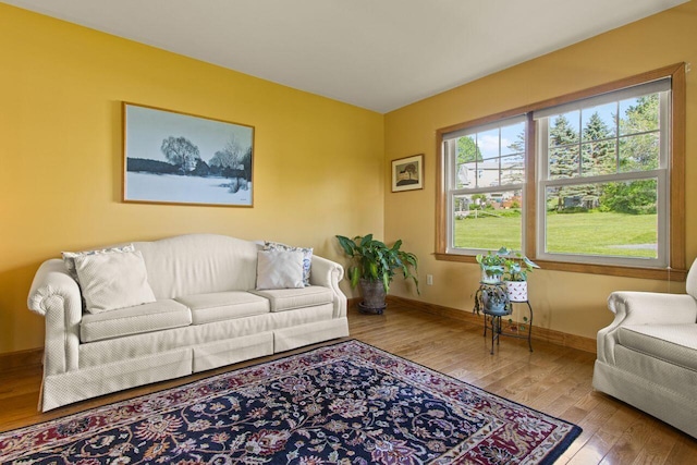 43 W Lynne Ave, Portland, ME 04103 - living area with wood finished floors and baseboards
