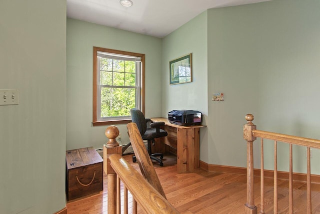 43 W Lynne Ave, Portland, ME 04103 - office area featuring wood finished floors