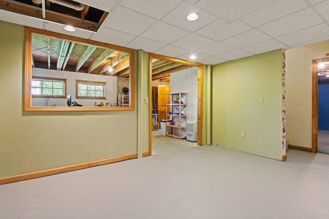 43 W Lynne Ave, Portland, ME 04103 - below grade area featuring recessed lighting