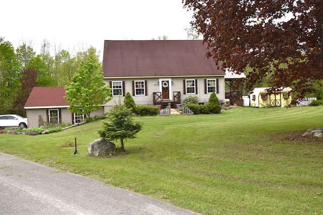 89 Ballard Rd, Saint Albans, ME 04971 - new england style home featuring a front yard