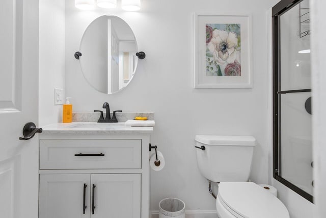 12 Kimberly Ct Unit 1, Portland, ME 04103 - full bathroom with vanity and a shower with door
