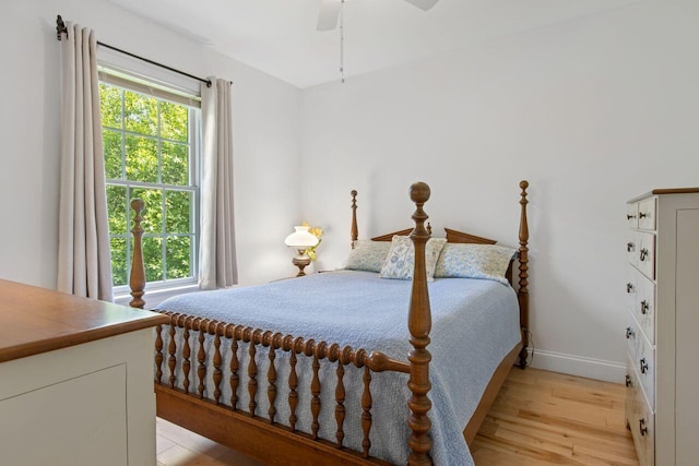 12 Kimberly Ct Unit 1, Portland, ME 04103 - bedroom with multiple windows, light wood-style flooring, and a ceiling fan