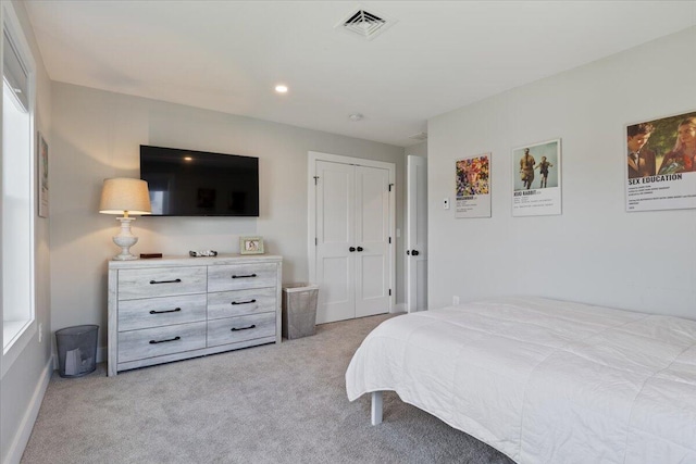 5 Cobblestone St Unit 53, Falmouth, ME 04105 - carpeted bedroom with a closet, recessed lighting, and baseboards