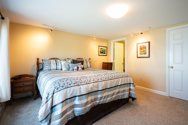 7 Goodridge Dr Unit 7, Naples, ME 04055 - bedroom featuring track lighting, carpet, and baseboards