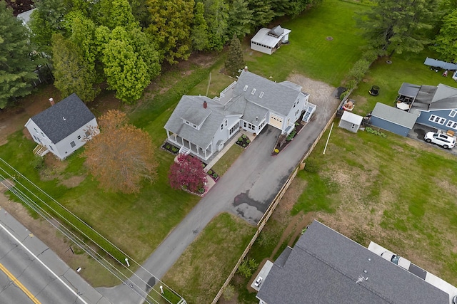 96 Grove St, Lewiston, ME 04240 - aerial perspective of suburban area
