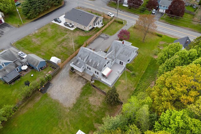 96 Grove St, Lewiston, ME 04240 - aerial perspective of suburban area