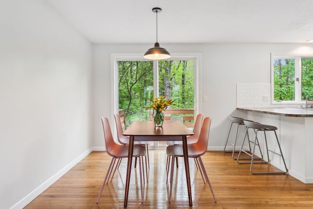 17 Graham Rd Unit 17, Westbrook, ME 04092 - dining space featuring light wood-style flooring and baseboards