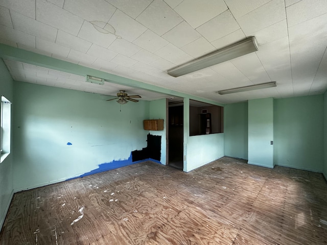 29 Exchange St, Presque Isle, ME 04769 - unfurnished room featuring ceiling fan and wood finished floors